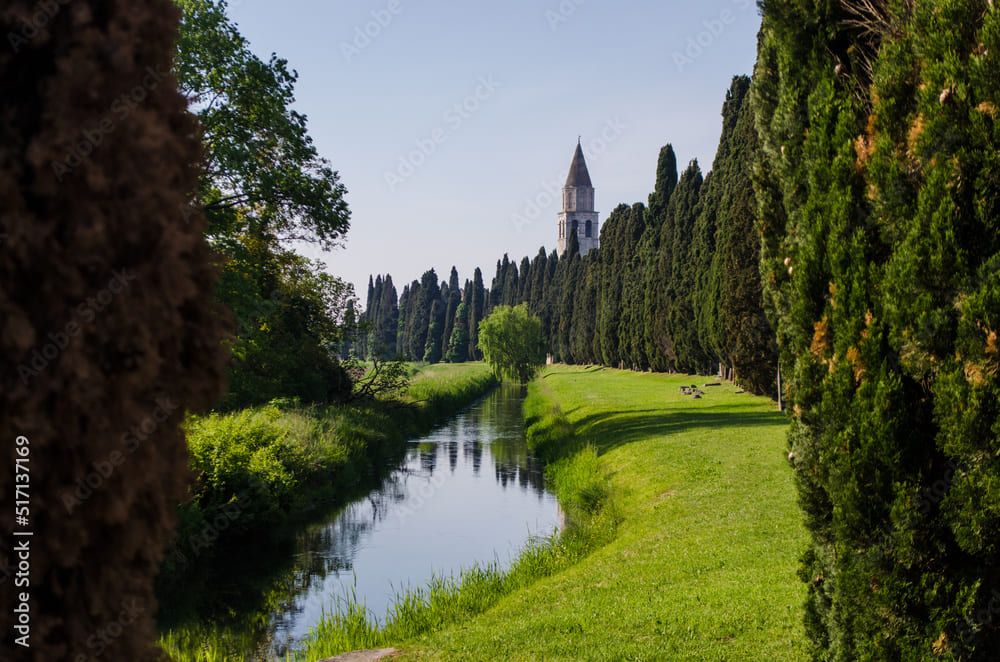Resti delle banchine del Porto Fluviale romano di Aquileia