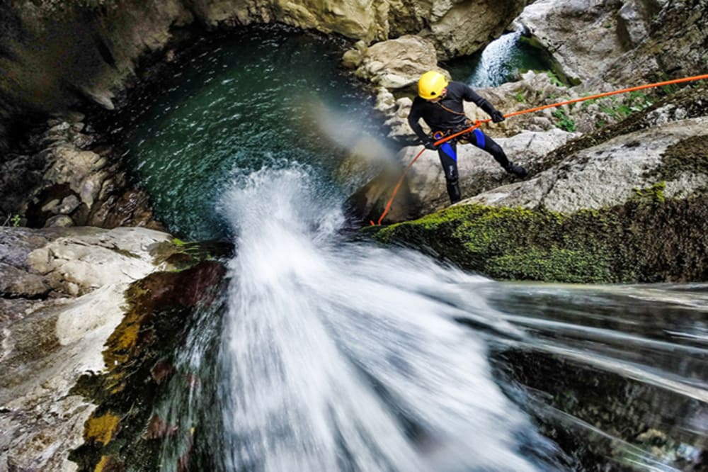 Canyoning in Val d'Arzino, Friuli Venezia Giulia